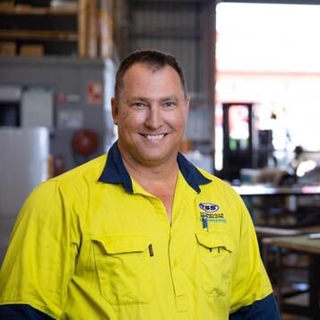 Ashley Hollins Managing Director of Townsville Stainless Steel